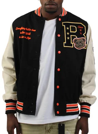 Smoke Rise Men's Teddy Varsity Jacket