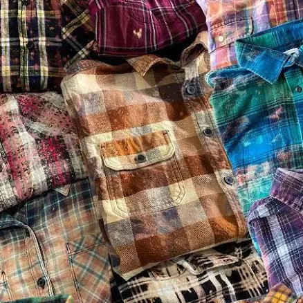 90s Vibe Plaid Flannel Shirt