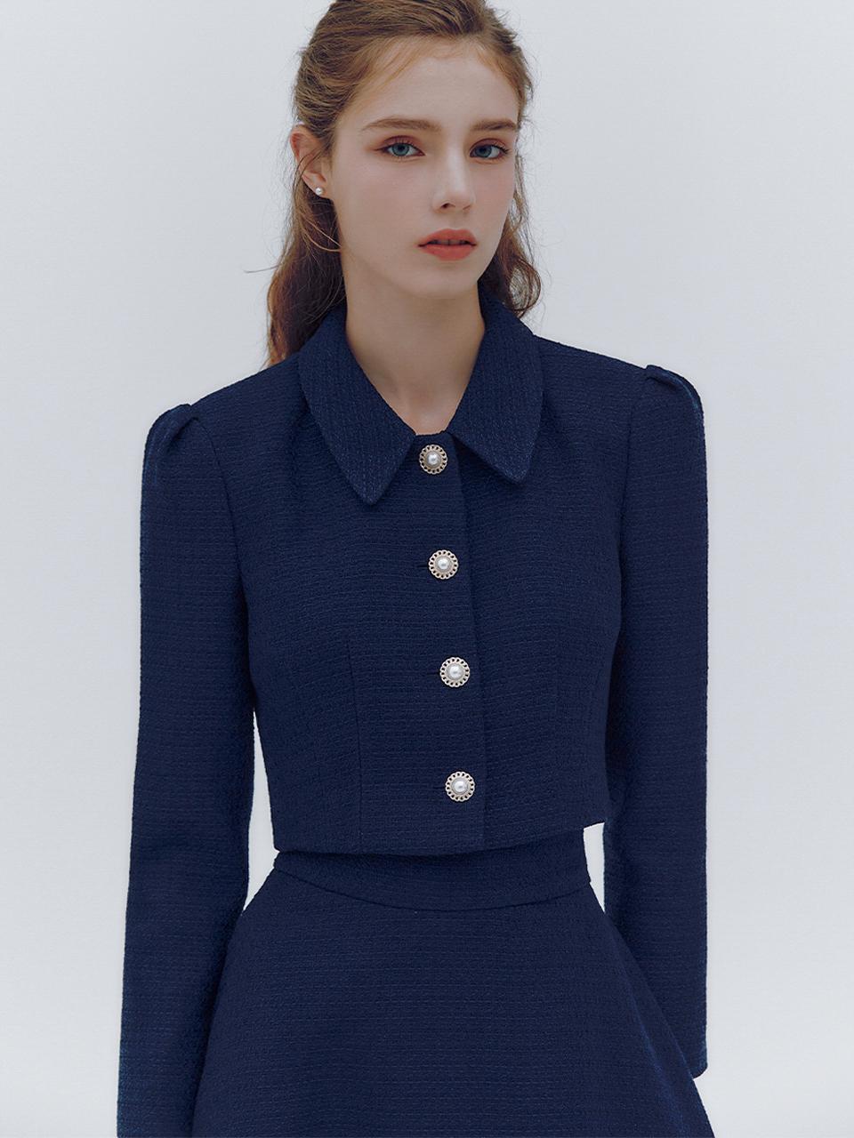 Bell Tweed Cropped Jacket
