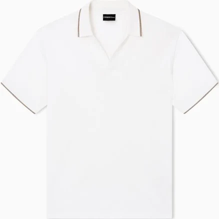 Emporio Armani Piqué V-Neck Polo