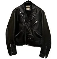 Bottega Veneta Men's Leather Moto Jacket