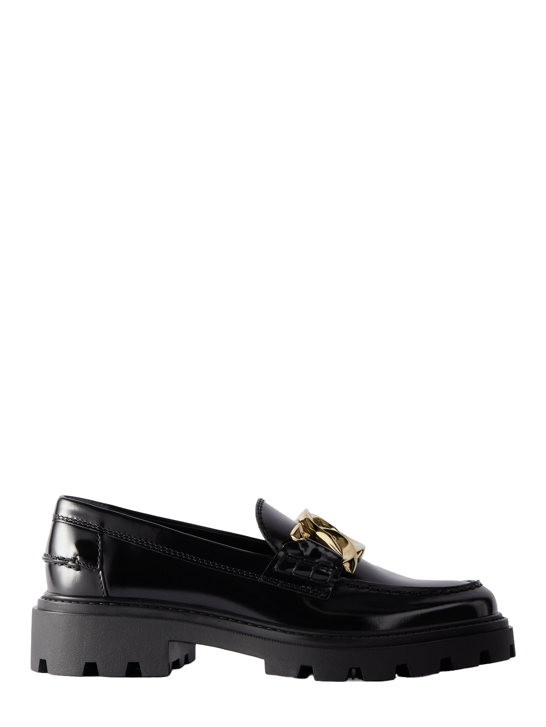 Leather Gomma Pesante Loafers