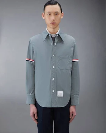Men's Nylon Armband Shirt Jacket