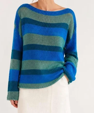 Hand Knit Oversized Mohair Sweater