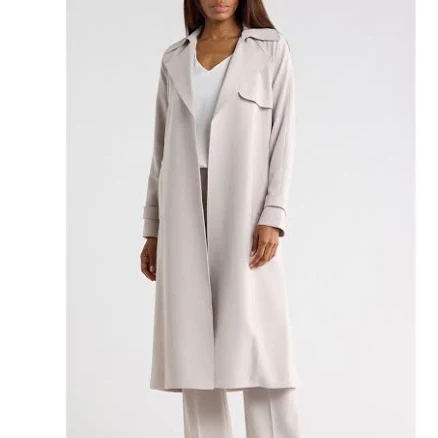 Theory Women's Oaklane Modern Crepe Trench Coat