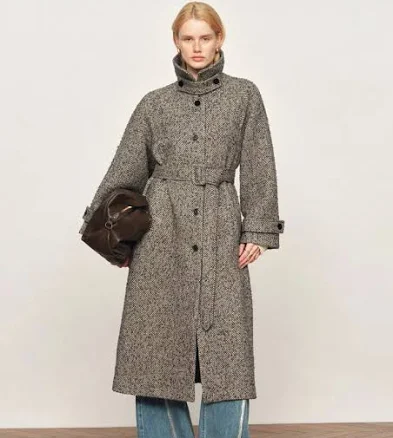 Margot Long Coat in Wool-alpaca Blend