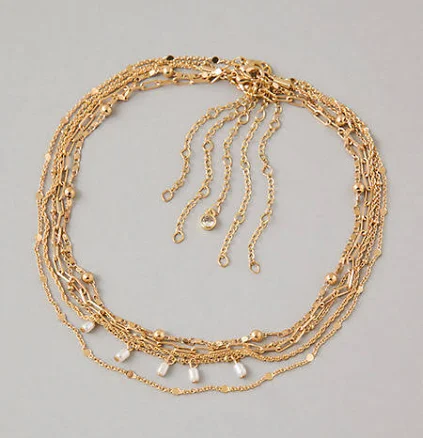 AE Pearl Choker Necklace 5-Pack