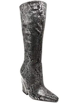 NINETY UNION Women's Viva Snake-Embossed Knee High Boots