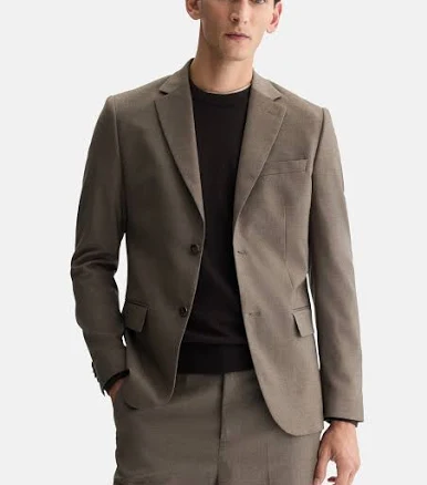 H&M Men's Regular-Fit Single-Breasted Jacket