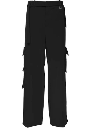 Men's Wide Leg Cargo Trousers