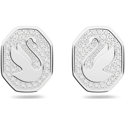 Swarovski Signum Swan Stud Earrings