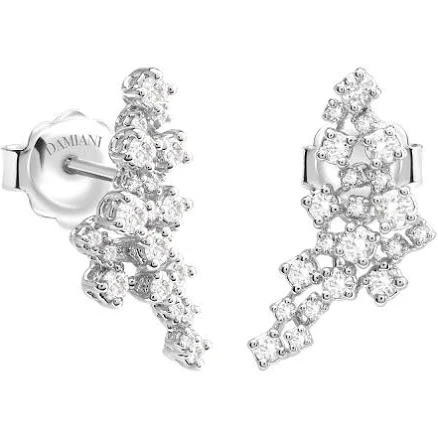 Damiani Mimosa White Gold Diamond Earrings