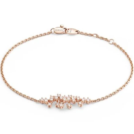 Damiani Mimosa Pink Gold Diamond Bracelet