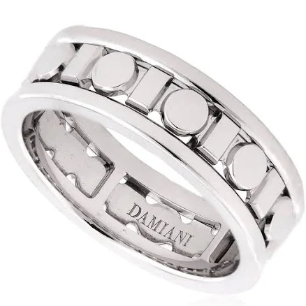 Damiani Belle Epoque Reel White Gold Ring, Size 8 Size 8 in Gold / White