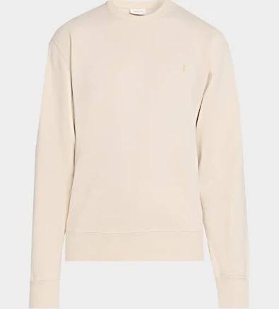 Saint Laurent Men's Cassandre Logo Crewneck Sweater