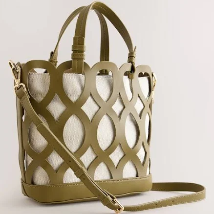Cut Out Cross-Body Bag