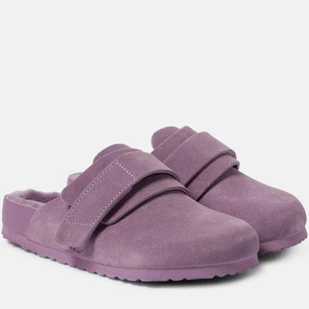 Birkenstock x Tekla Nagoya suede slippers - 35
