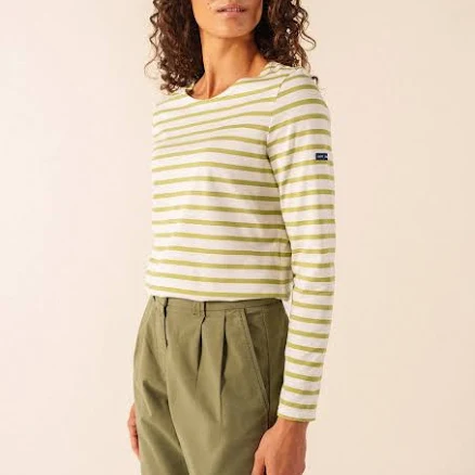 Saint James Women's French Striped Long Sleeve Tee