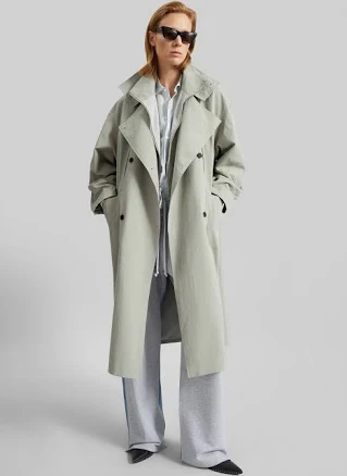 Besme Layered Trench Coat