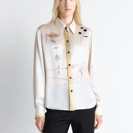 Lemaire Women's Silk Button Down Shirt