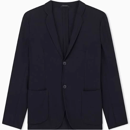 Giorgio Armani Men's Wool crêpe Single-Breasted Jacket
