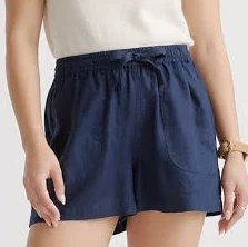 Quince Women's European Linen Shorts