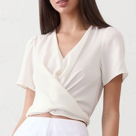 Women's Tied Cropped Top
