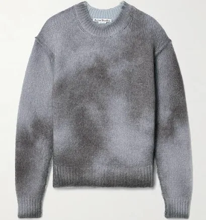 Acne Studios Gray Sprayed Sweater