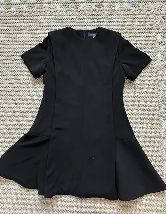 Louis Vuitton Uniform Anchor Gold Button Apron Dress Size 42-missing