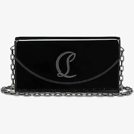 Christian Louboutin Loubi54 Patent Leather Crossbody Clutch
