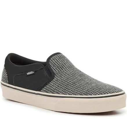 Vans Men's Asher Deluxe Low-Top Slip-On Sneakers