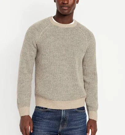 Old Navy Men's Wool-Blend Crew-Neck Sweater