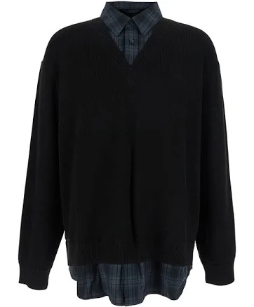 Juun.j Men's Layered Sweater