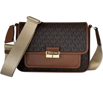 Michael Kors Women's Bradshaw Medium Fabric Crossbody Bag