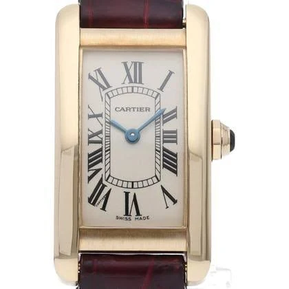 Cartier Tank Americaine 18K Yellow Gold Watch