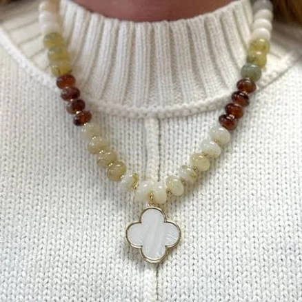 Claire Layered Gold Pendant Necklace