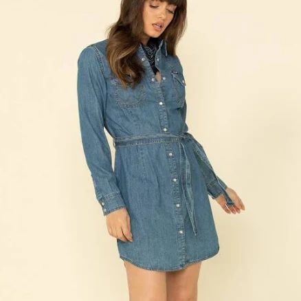Wrangler Women's Denim Western Dress
