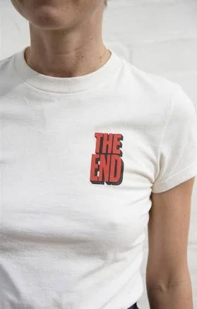 THE END Minimalist Vintage T-Shirt with Pocket