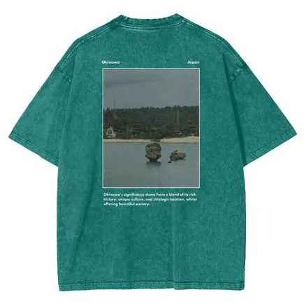 OKINAWA Oversize Snow Washed T-Shirt