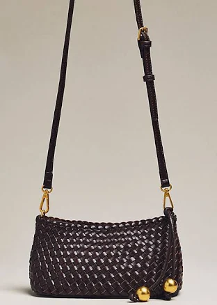 Anthropologie Calla Woven Crossbody Bag