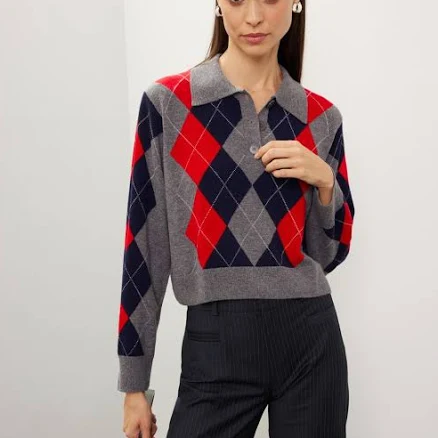 Sandro - Argyle Sweater