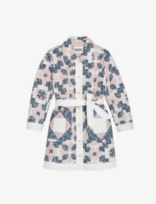 CLAUDIE PIERLOT - Gentiane belted cotton jacket