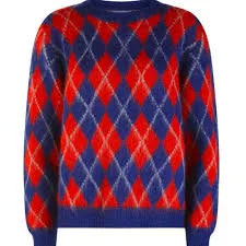 Sandro Jona Argyle-Pattern Sweater