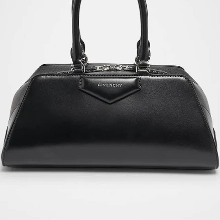 Givenchy Antigona Small Top-Handle Bag in Leather, Black, Women's, Handbags & Purses Top Handle Bags
