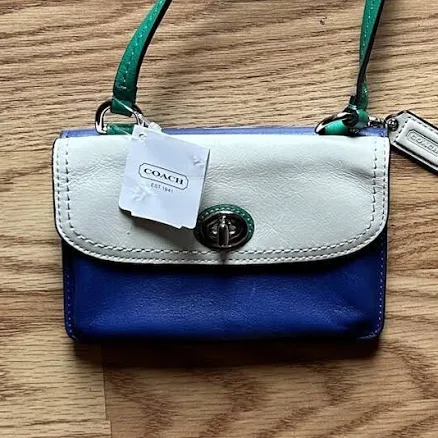 Coach Park Colorblock Dylan Mini Crossbody Bag Wallet Shoulder Bag