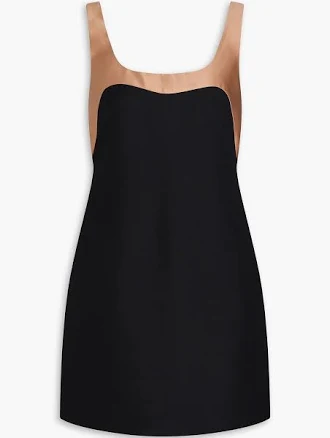 Valentino Crêpe Couture Minidress - Black