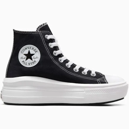 Converse Women's Chuck Taylor All Star Move Hi Size 5-9 Black/natural