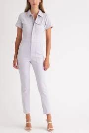 Fit for Success Stretch Cotton Twill Jumpsuit
