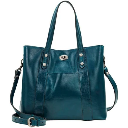 PATRICIA NASH medium bag 11"x10" 5" Satchel Darby Leather purse / Tote