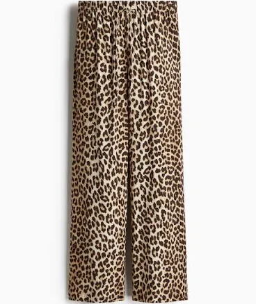 H&M Ladies Wide-cut Pull-on Pants